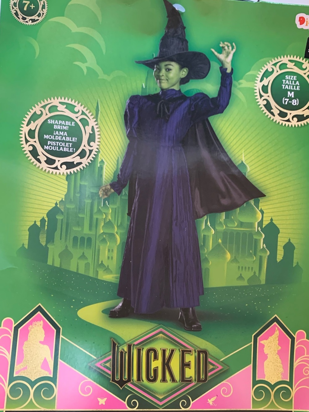 Disguise Wicked Elphaba Kids Costume - Purple